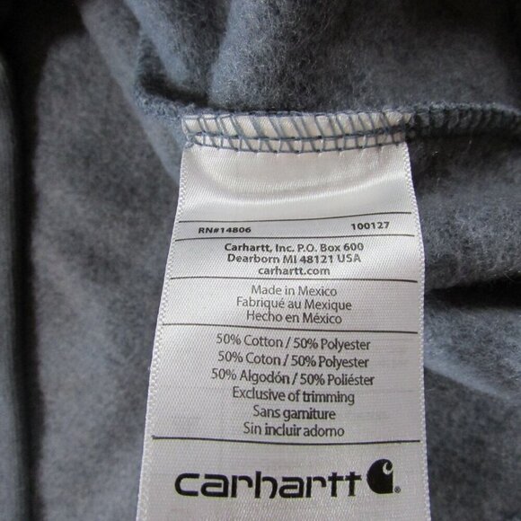 Carhartt Women's Relaxed Fit Midweight C Logo Graphic Hooded Sweatshirt Folkston - Picture 3 of 3